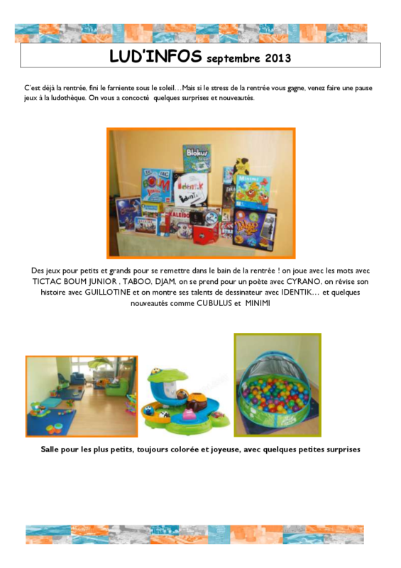 newletter septembre 2013