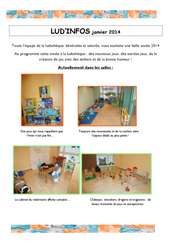 newsletter janvier 2014