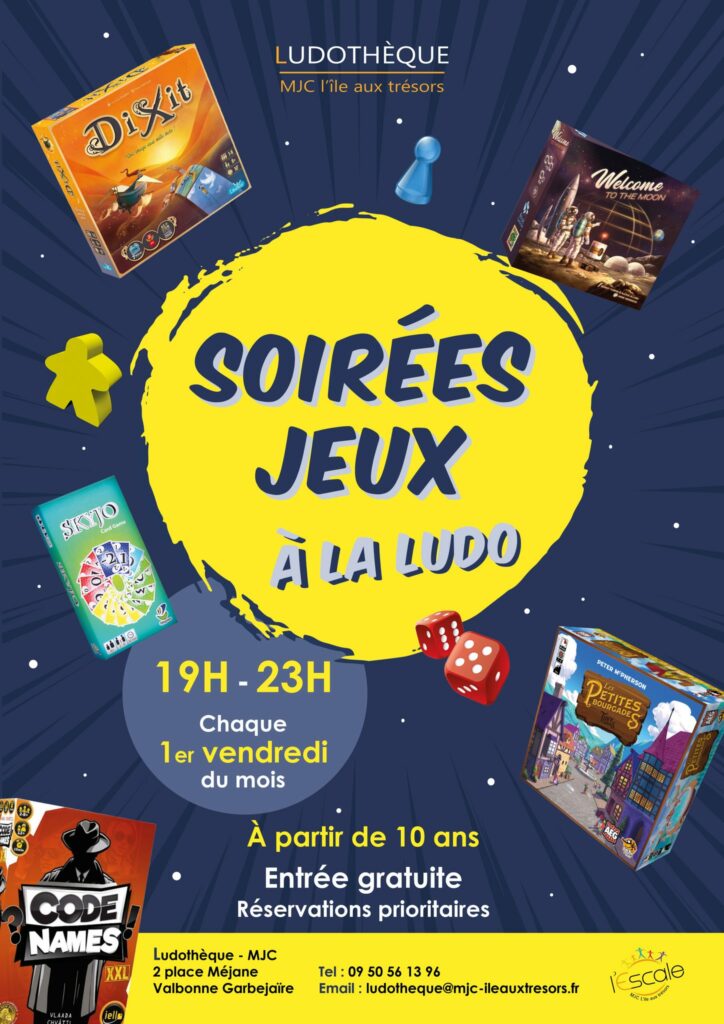 SOIRÉE JEUX D'ENQUETE POUR LES ADULTES