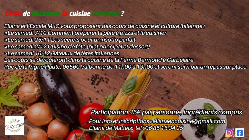 Cours de cuisine